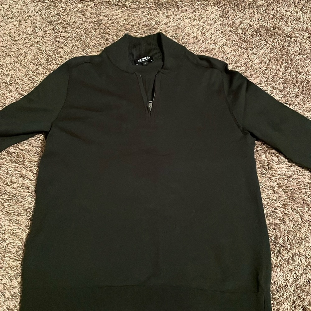 Express men’s merino wool quarter zip pullover